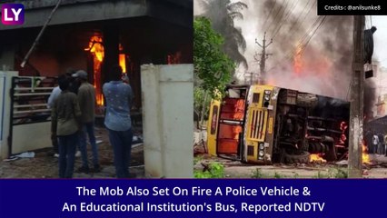 Andhra Pradesh: Protesters Set Fire To State Min P Viswarup's House Over Renaming Of Konaseema District