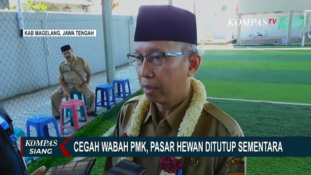 Waspada Penyakit Mulut dan Kuku, Pasar Hewan di Magelang Ditutup Sementara