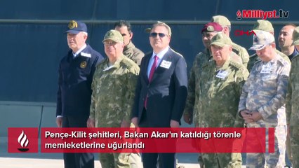 Pençe-Kilit şehitlerine veda