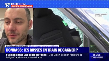 Le ministre des infrastructures d'Ukraine estime sur BFMTV le coût des dégâts "entre 90 et 100 milliards de dollars"