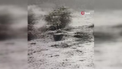 Sarıkamış Mayıs ayında beyaza büründü