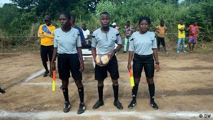 Women referees in Bengo's football