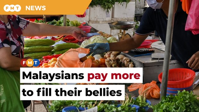 Malaysians paying higher prices for their meals