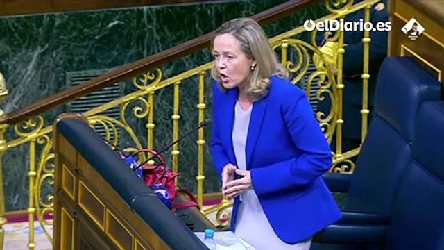 Nadia Calviño, a Vox: Qué se puede esperar de una formación que el día que lloramos una matanza en EEUU propone repartir armas a los ciudadanos
