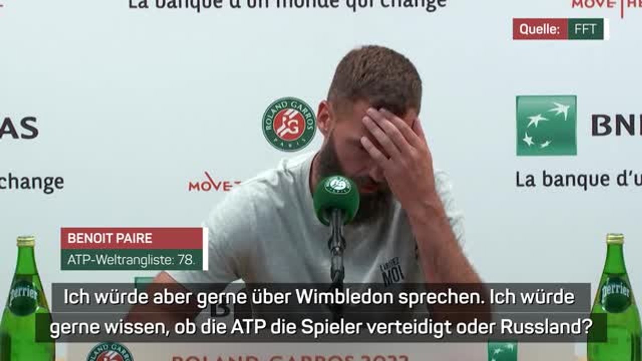Paire kritisiert 'Krieg zwischen ATP und Wimbledon'