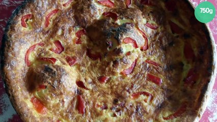 Quiche Lorraine au jambon lardons et champignons