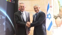 Bakan Çavuşoğlu İsrailli mevkidaşı Lapid ile görüştüTürkiye'den İsrail'e 15 yıl sonra ilk ziyaret gerçekleşti