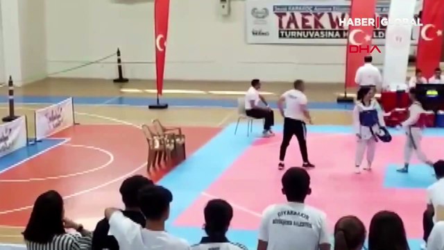 Antrenörden kaybeden sporcuya tokat!