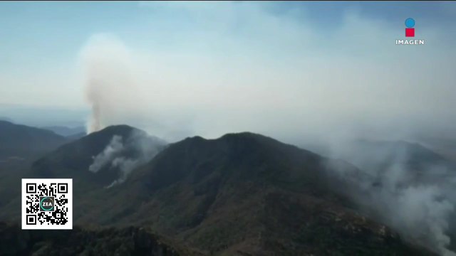 Controlan 80% del incendio forestal en la Sierra del Laurel, Aguascalientes