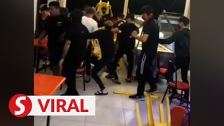 Youths fight over girl at Klang restaurant, eight arrested