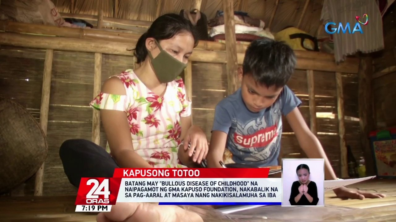 Batang may "Bullous Disease of Childhood" na naipagamot ng GMA Kapuso Foundation, nakabalik na sa pag-aaral at masaya nang nakikisalamuha sa iba | 24 Oras