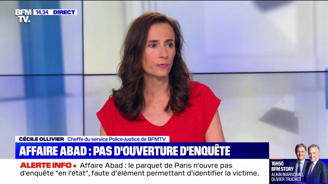 Affaire Abad: le parquet n'ouvre pas d'enquête en l'état , faute d'élément permettant d'identifier la victime