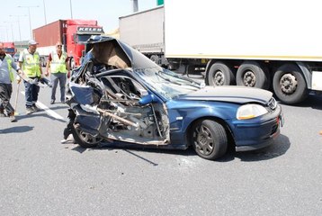 Sancaktepe'de trafik kazasında bir kişi yaralandı