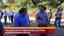 Vialidad ejecuta obras para la futura autovía Posadas-Iguazú
