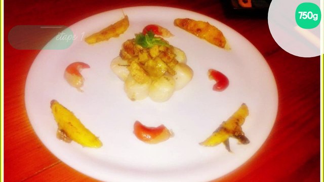 Saint Jacques poêlées au foie gras