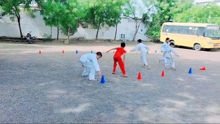 Cone strength exercises। Improve your stamina। कोन के साथ एक्सरसाइज।