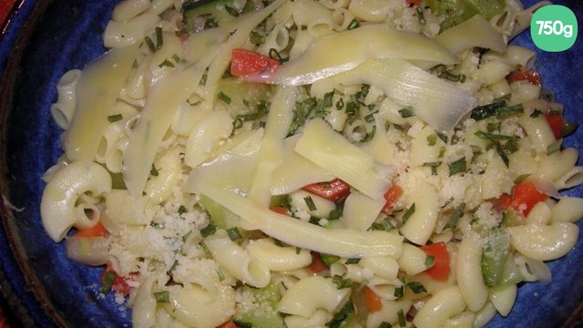 Coquillettes aux petits légumes