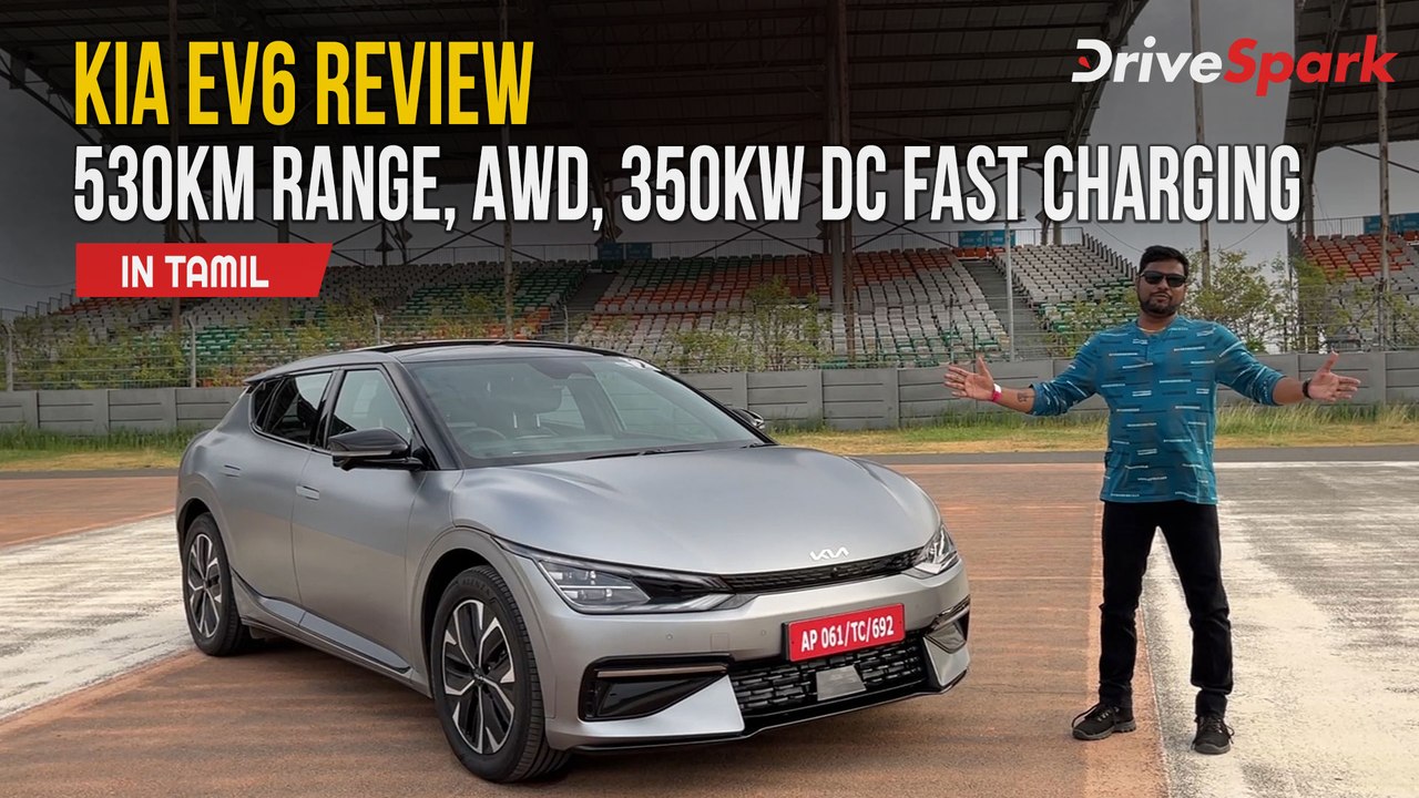 KIA EV6 Tamil Review | RWD & AWD | 530 கிமீ Range, 350KW DC Fast Charging, 192KMPH டாப் ஸ்பீடு &More