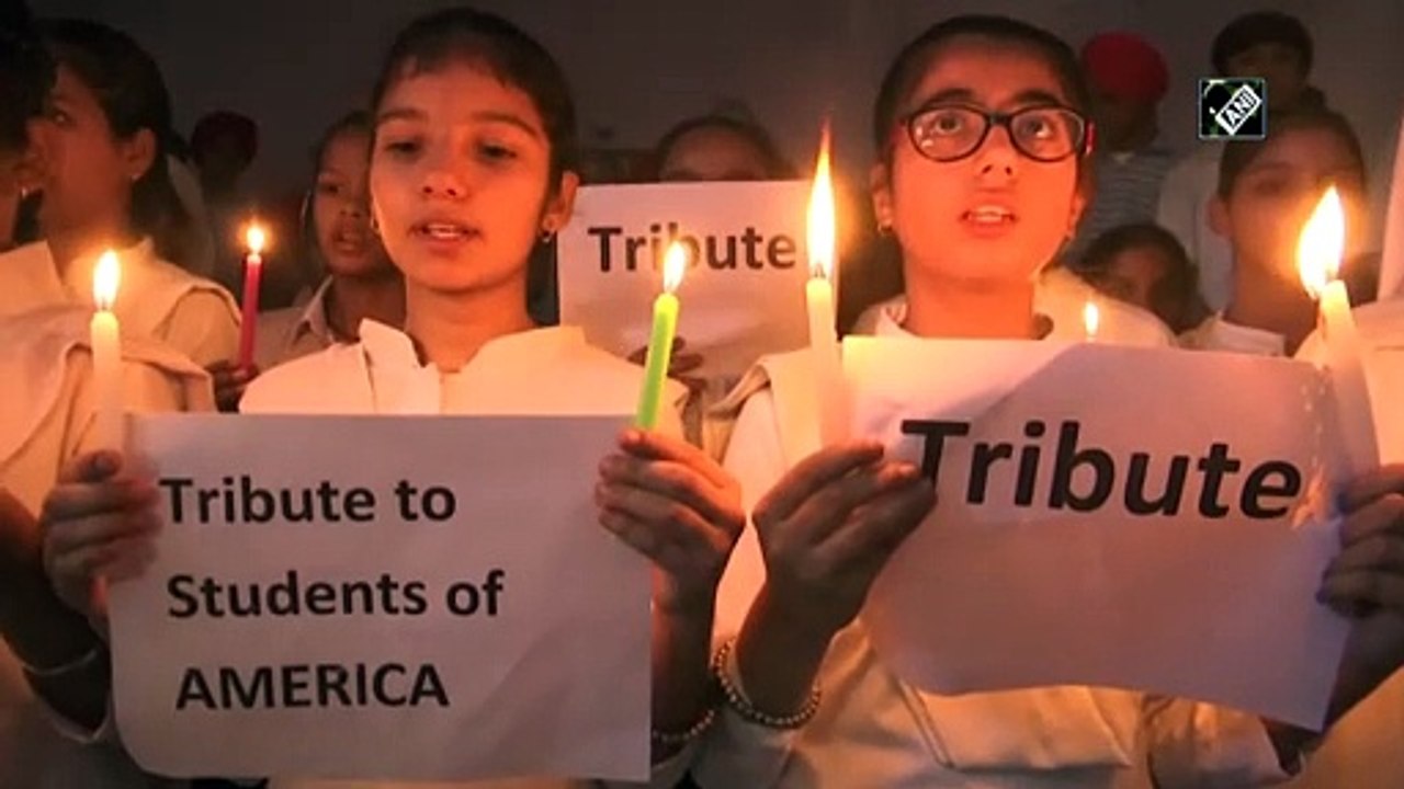 Punjab: Students hold candle march to pay tribute to Texas school shooting victims in Amritsar
