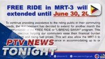 MRT-3 extends free rides until June 30