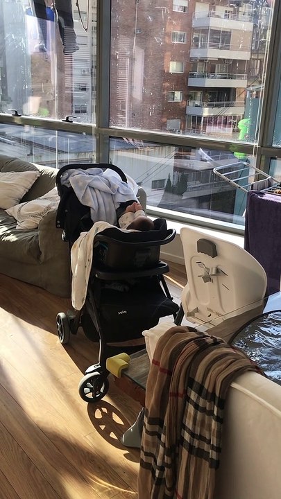 Baby Reacts to Window Cleaner