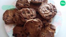 Cookies au chocolat et sucre brun