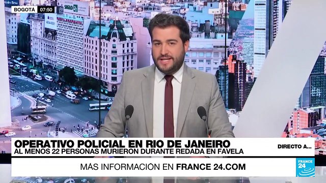 Directo a... Río de Janeiro y el operativo policial en una favela que dejó 24 muertos
