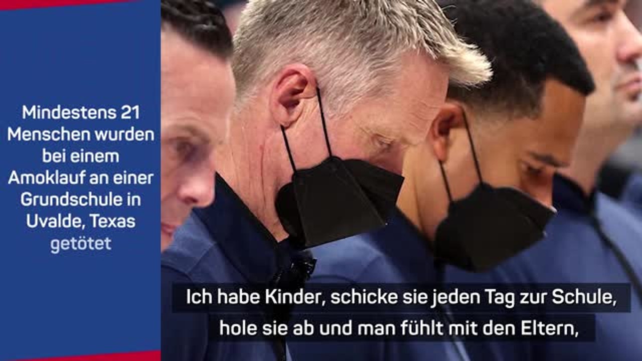 Curry teilt Kerrs Emotionen nach US-Amoklauf