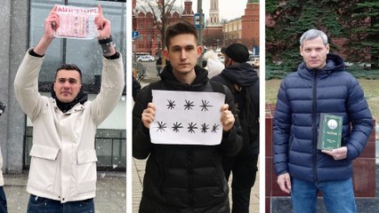 Ces Russes arrêtés pour avoir prôné la paix, un mot désormais interdit