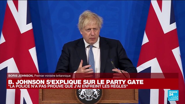 Royaume-Uni : Boris Johnson s'explique sur le Partygate