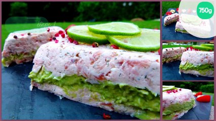Terrine aux 2 saumons et avocat