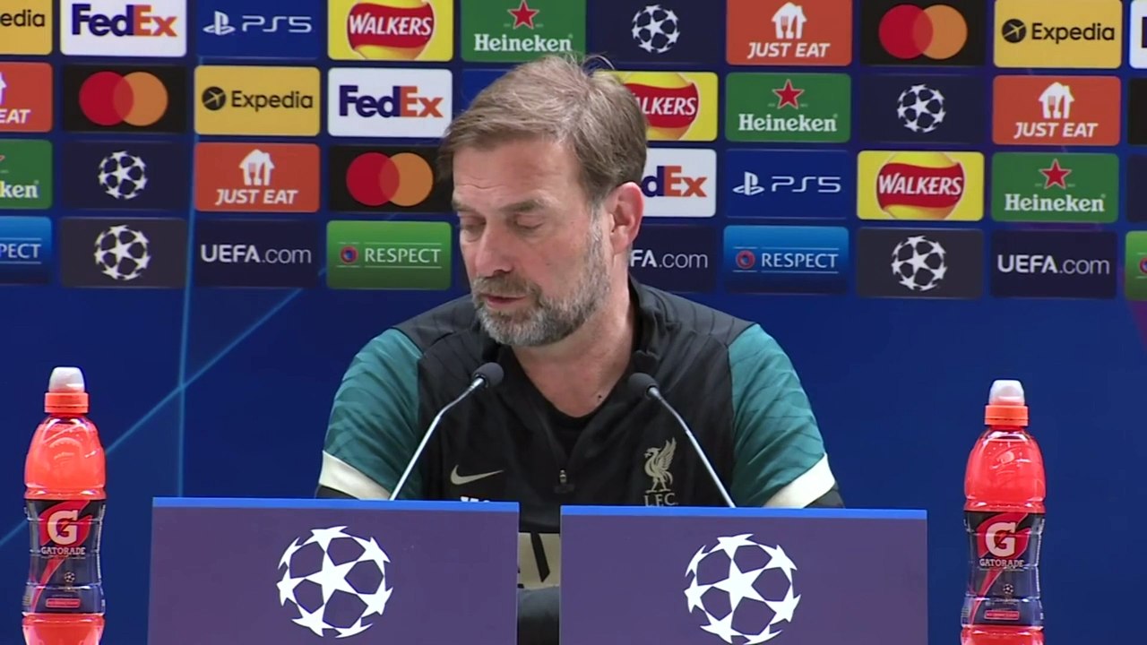 Jürgen Klopp previews the UEFA Champions League final between Liverpool and Real Madrid