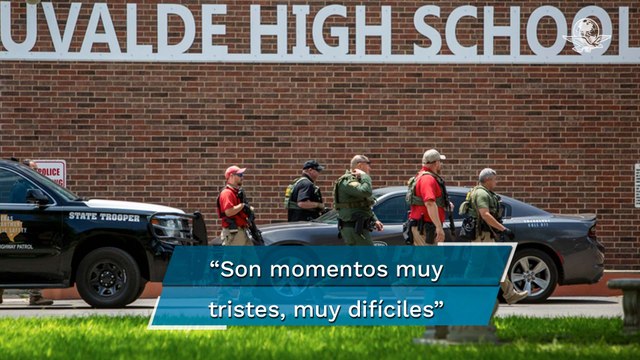 AMLO expresa su pésame a familiares de víctimas en tiroteo de escuela de Texas