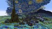 Il recrée le tableau La nuit étoilée de Van Gogh dans Minecraft et c'est incroyable