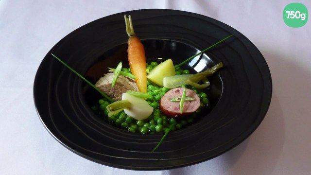 Rata de petits pois aux légumes printaniers