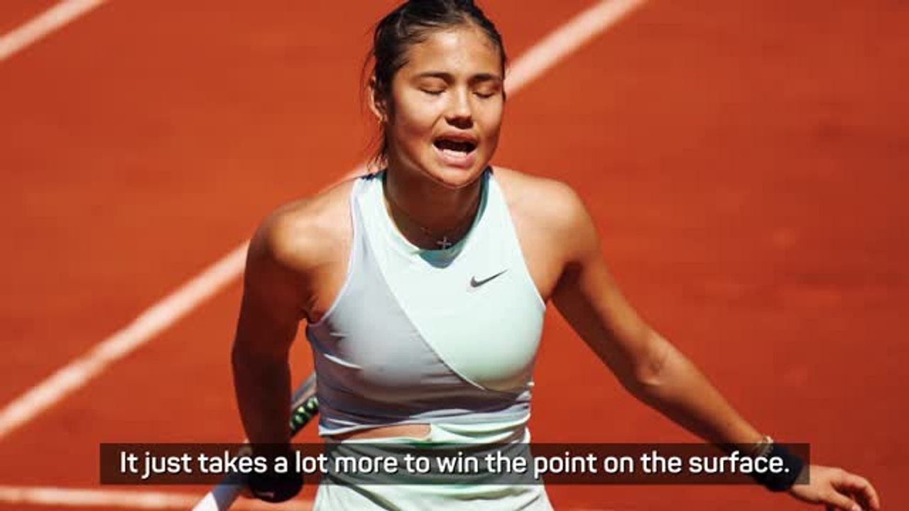 Raducanu positive on clay court experience despite French Open defeat