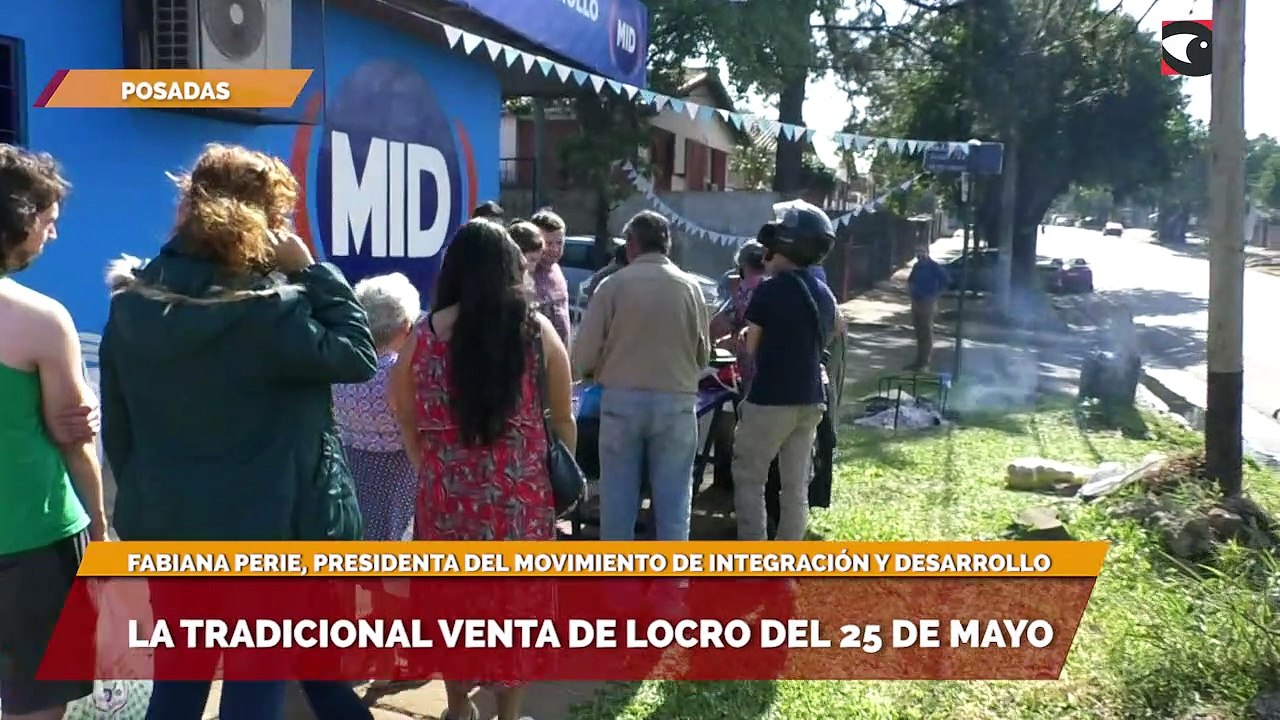 La tradicional venta de locro del 25 de mayo