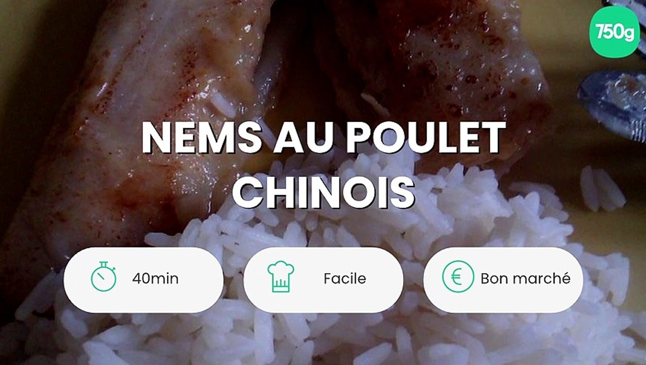 Nems au poulet chinois