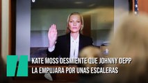 Kate Moss desmiente que Johnny Depp la empujara por unas escaleras