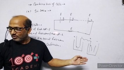 XII-Physics:(3.7), Series Combination Of Cells.By- A. Prakash.