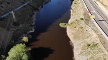 Torul Baraj Gölü'nde alg patlaması suyun rengini değiştirdi