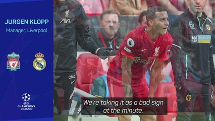 Thiago has 'good chance' of playing in UCL final - Klopp