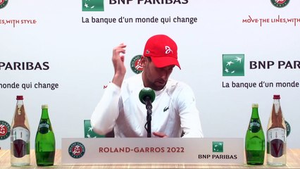 Roland-Garros 2022 - Novak Djokovic : "The crowd and the people who come to watch me play, that's one of the main reasons why I keep playing tennis"