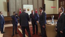 SPOR Cumhurbaşkanı Erdoğan, Anadolu Efes takımını kabul etti