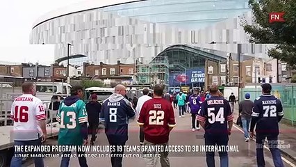 NFL Grants the Expansion of International Home Marketing Areas