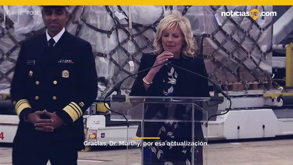 La primera dama Jill Biden habla sobre el tiroteo de Texas.