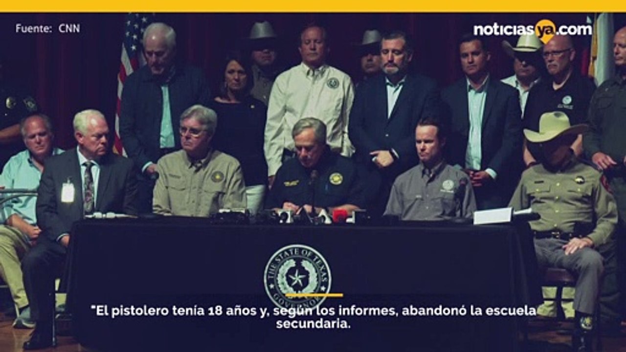 Greg Abbott: No se conocían antecedentes de salud mental del pistolero".