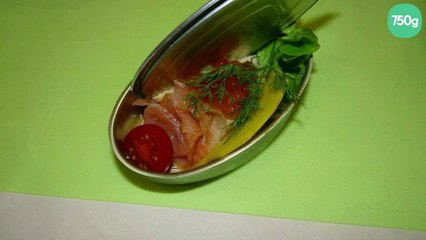 Rillette de saumon au boursin ail et fine herbe