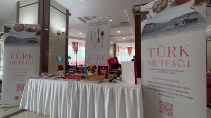 Kazakistan'ın Aktau şehrinde Türk mutfağının lezzetleri tanıtıldı