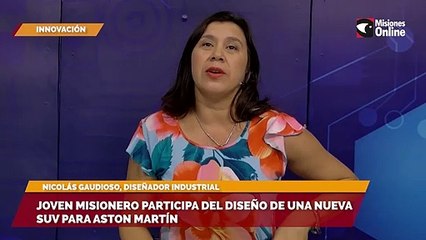 Joven misionero participa del diseño de una nueva suv para Aston Martín